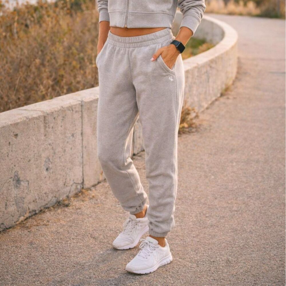 Lululemon Athletica Tan Scuba Mid-Rise Oversized Jogger Sweatpants Women's Sz XS